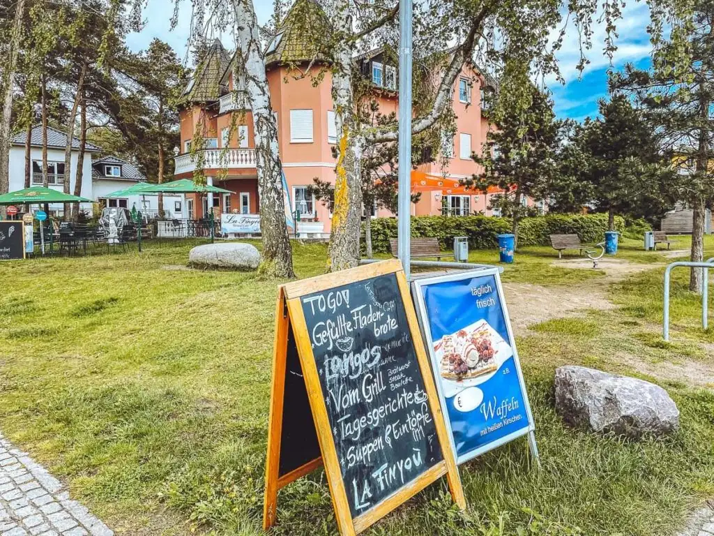 Cafe Finyou an der Seebrücke Lubmin