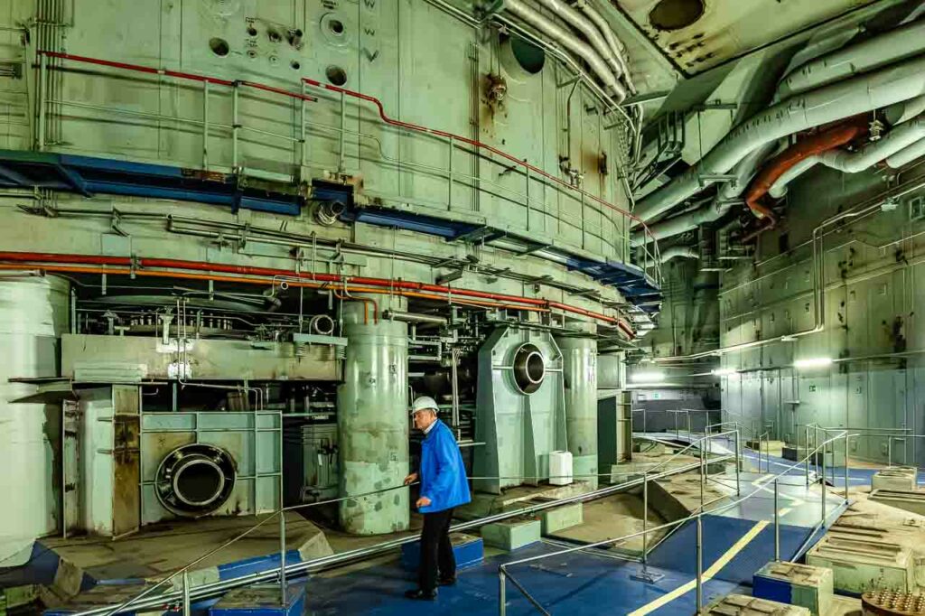 Der Reaktor im Kernkraftwerk Lubmin