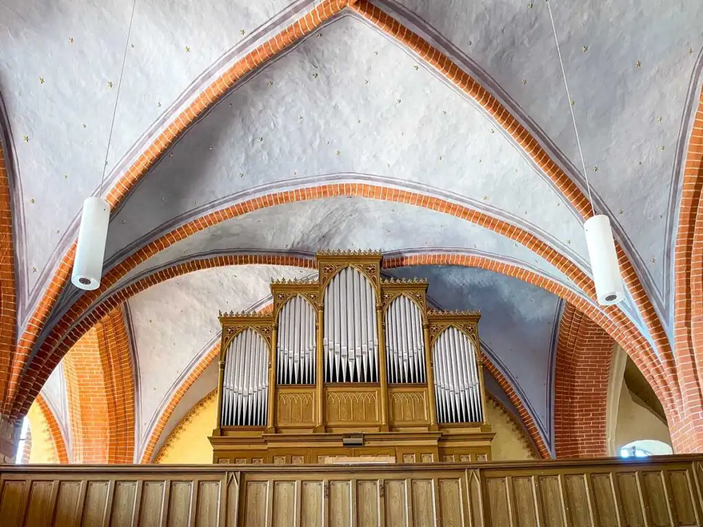 Orgel in der St.-Johannes-Kirche in Wusterhusen